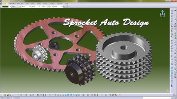 Sprocket | Auto Design | CATIA Knowledge Rule