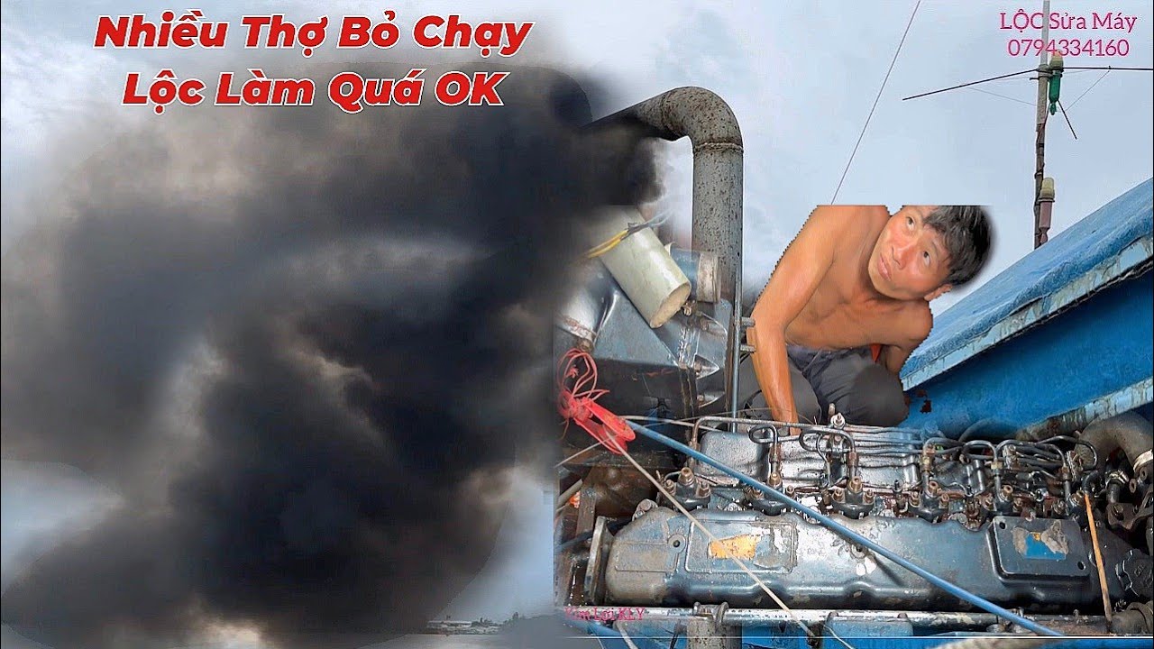 Lộc máy Cổ trị bệnh máy bị Khói trắng,nhiều thợ khác chưa làm được.