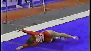 1983 NCAA Championships   Penney Hauschild FX