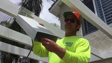 Alumawood Lattice Fan Support