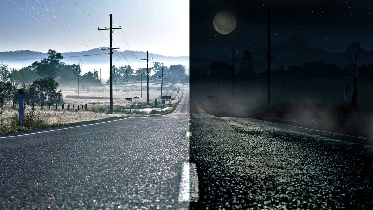 Speed ArtWork - Turn Day into Night in Photoshop CS 5 - YouTube
