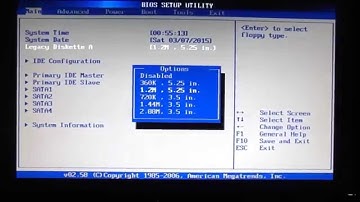 How to disable FLOPPY DISK in BIOS tutorial.