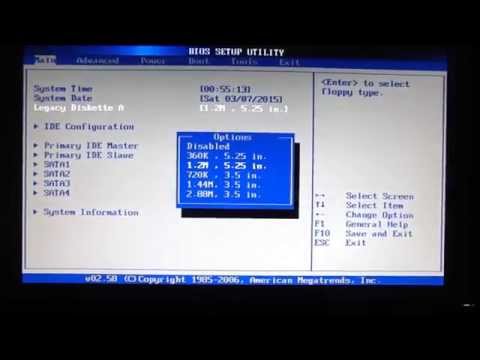 Video: How To Enable The Floppy Drive In BIOS