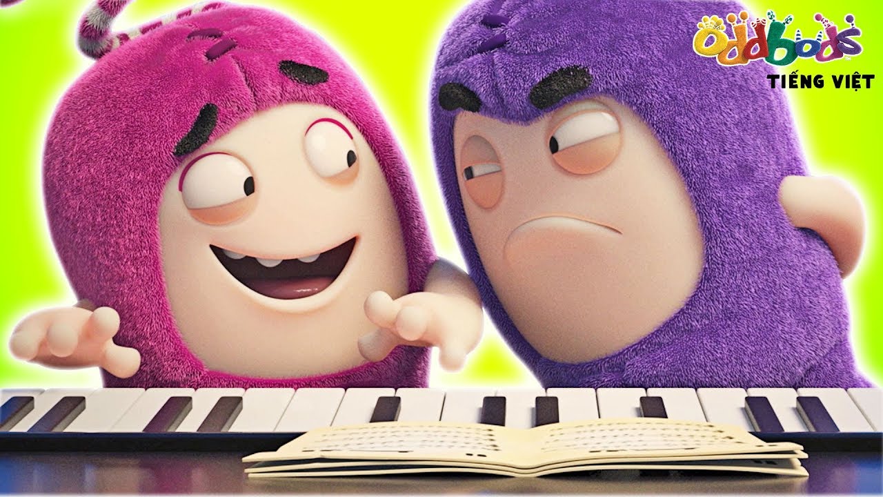 ⁣Oddbods Tiếng Việt | Trình Diễn Piano đặc Biệt | Phim Hoạt Hình Vui Nhộn Cho Trẻ Em