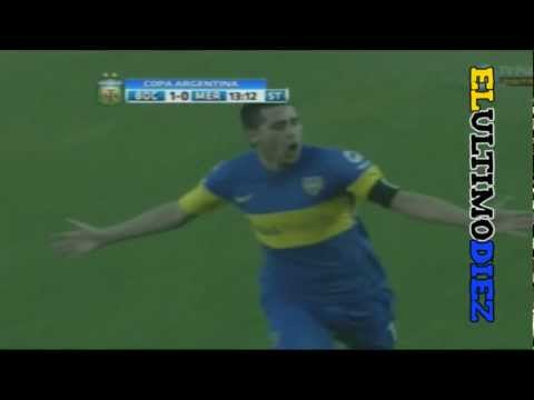 Gol de Juan Román Riquelme vs Deportivo Merlo (Copa Argentina)