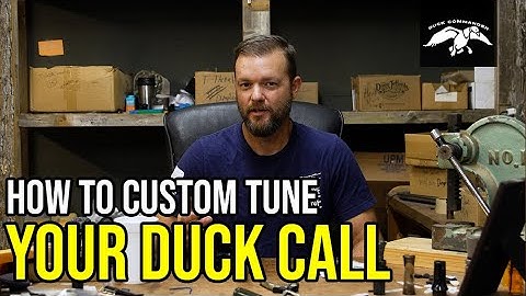 How To Custom Tune Your Duck Call | Tune Up Tuesday