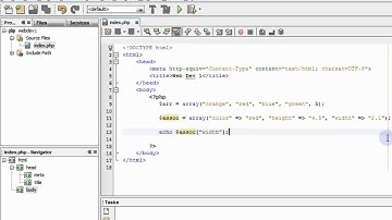 PHP Tutorial Video 7 - Arrays