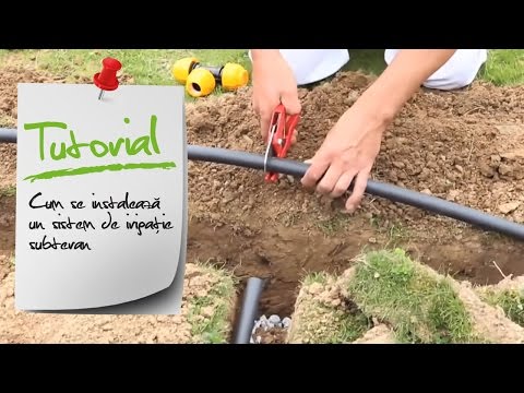 Tutorial VIDEO - Cum se instaleaza un sistem de irigatie subteran?