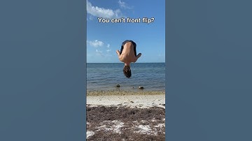 HOW TO DO A FRONTFLIP SAFELY✅ #tutorial #fitness #backflip #frontflip