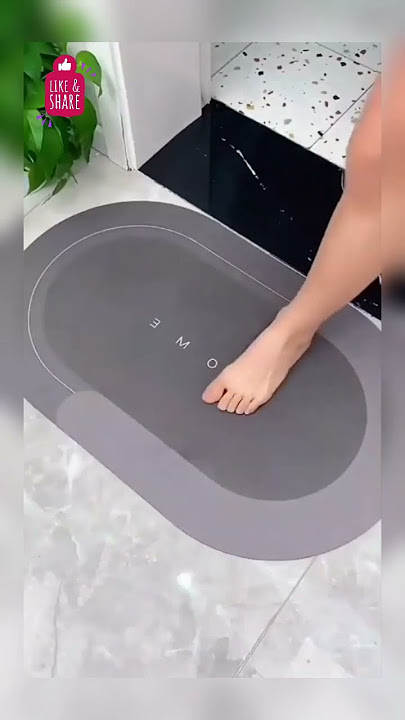 Rekomendasi Keset Kaki Kamar Mandi Nyerap Air Anti Bakteri Premium #dekorasi #dekorasikamarmandi