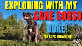 Exploring With My Cane Corso Duke | A Run in With The Cops