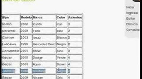 Videocif PHP & ORACLE 2/2