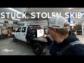 Stuck, Stolen, Skid - Truck gets stolen, Marshal gets stuck, Tool Skid is done!
