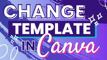 How To Change Template While Keeping Design The Same In Canva