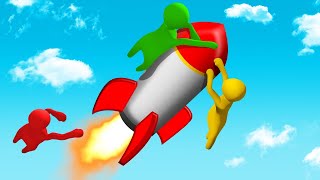 HOLD ON To The MISSILE Or DIE! (Human Fall Flat)