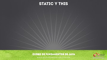 1  Lección Contexto Estático en Java uso de la palabra static