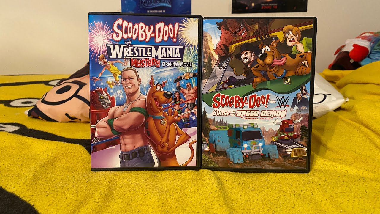 scooby-doo wrestlemania mystery 2014 DVD /  scooby-doo wwe curse of the speed demon 2016 DVD 