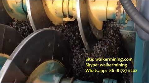 Spiral Clay Log Washer For Minerals Washing