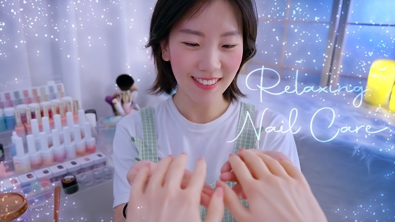 ASMR(Sub) балует вас успокаивающим уходом за ногтями для максимального расслабления 💅🏼💕☔️