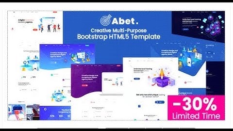 Abet - MultiPurpose Bootstrap HTML5 Template | Themeforest Templates