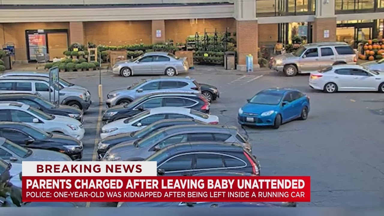 Parents charged after woman steals car with baby inside - YouTube