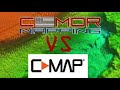 Cmor mapping vs cmap side by comparison which is better shaded relief