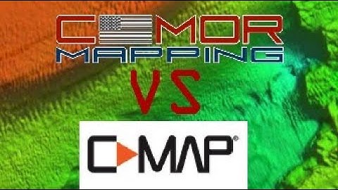 CMOR Mapping VS. C-Map Side By Comparison| Which is Better? Shaded relief
