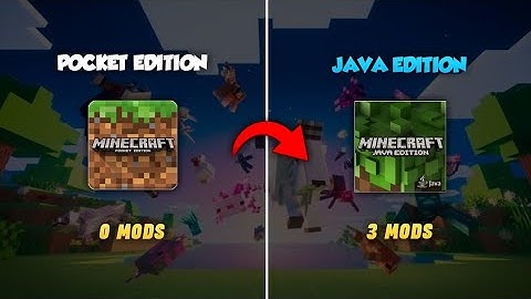 3 Mods That Changed My Minecraft "Pocket Edition To Java Edition" 😍