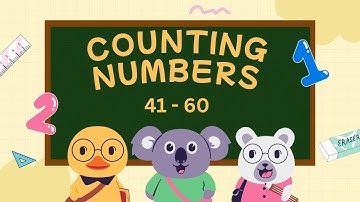 “Numbers 41–60 Song😀🎶 | Clap, Count, and Sing!”