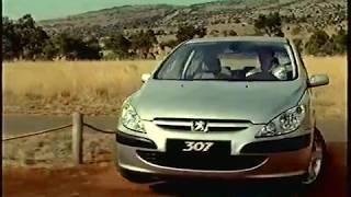 Pub Voiture Peugeot 307 : La Voiture De L'Année Agit Directement Sur La Confiance (2002)