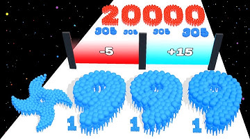 CROWD NUMBER RUN 3D = Count Master + Level Up Numbers. New Weapons (Big Update)Number Master Run