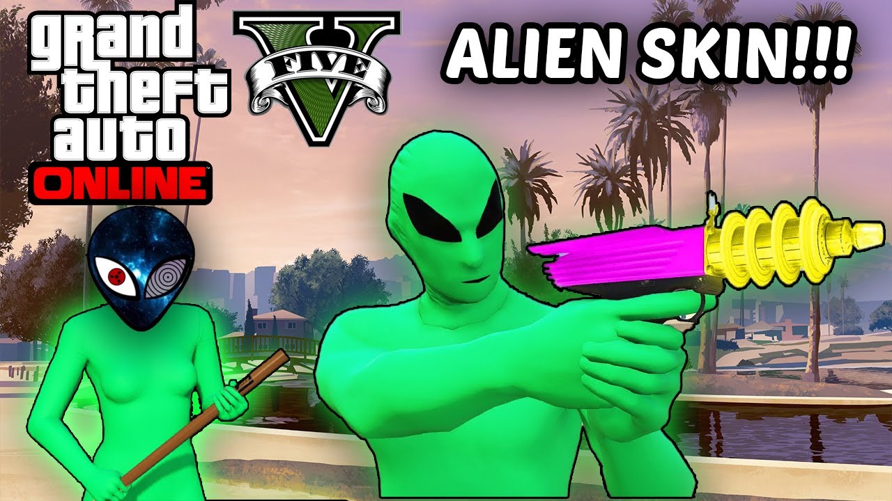 HOW TO GET ALIEN SKIN ON GTA V (WORKING 2020 IF THERE IS STILL A 2020 ...