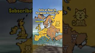 Cats or dogs in Europe? #geovisionmaps2 #europe #shorts #mapping