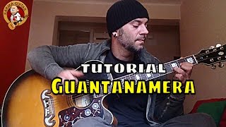 Como tocar GUANTANAMERA de JOSE MARTÍ | Tutorial GUITARRA FÁCIL chords