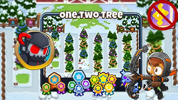 One Two Tree [Hard Standard] Guide | No Monkey Knowledge | BTD 6 (2023 Updated) 4K