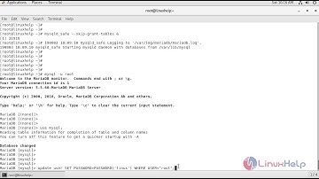 How to Reset MariaDB Root Login Password
