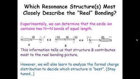 Nonequivalent Resonance Structures