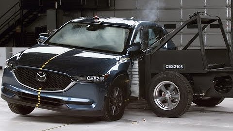 2021 Mazda CX-5 updated side (2nd) crash test (extended footage)