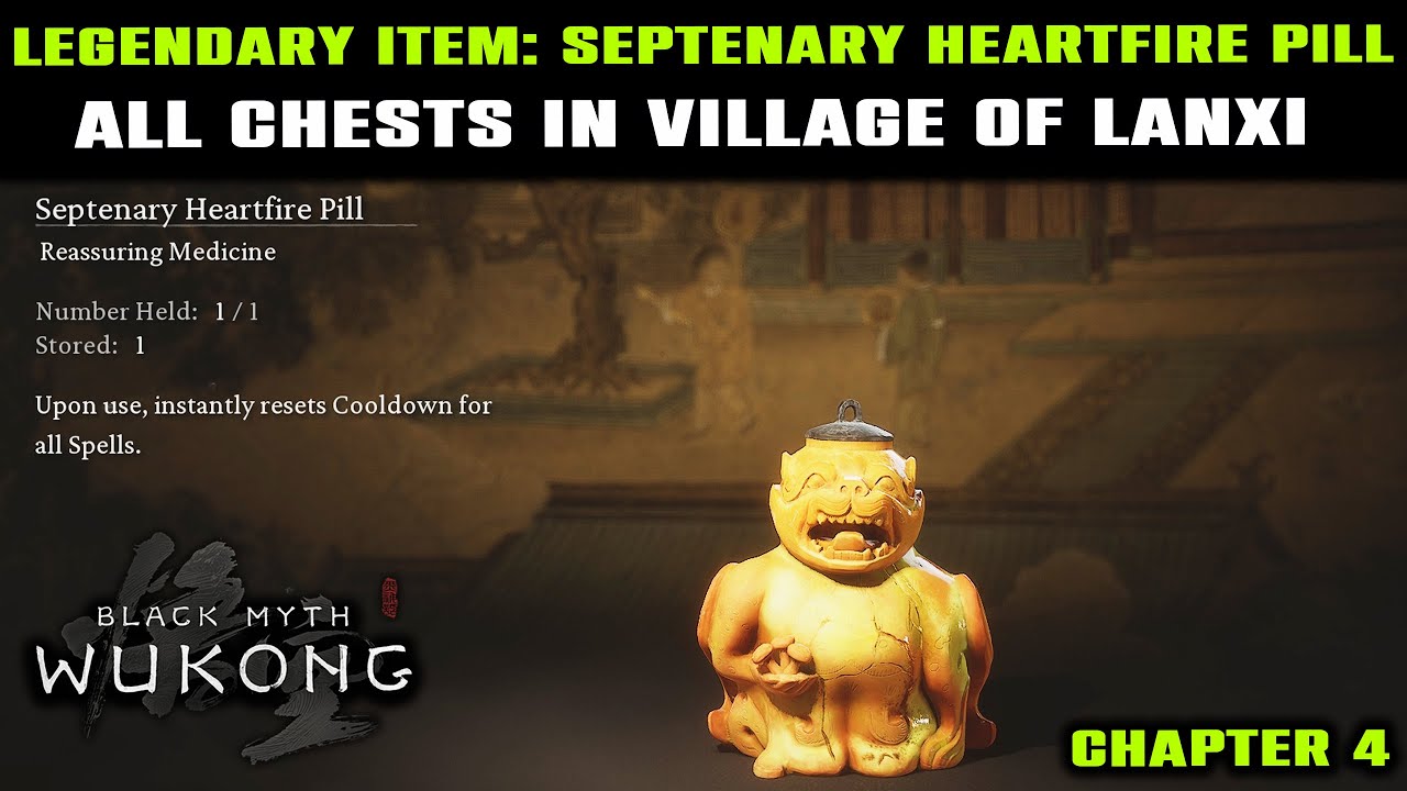 Legendary Item: Septenary Heartfire Pill Location & ALL Secret Chests ...
