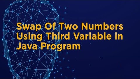 Swap of two numbers using Third Variable in Java Program 💯 #shorts #viral #java