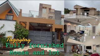 V297-23 Fully furnished house and lot with over looking view • Tagaytay Philippines