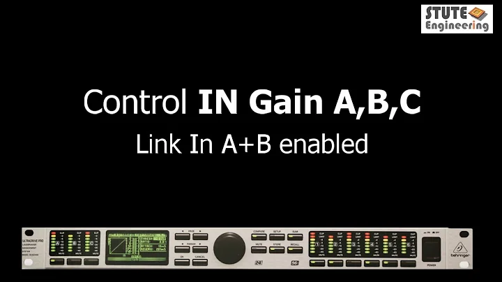 Behringer DCX2496 : Fernbedienung via WLAN  / Remote control via Wi-Fi