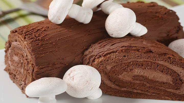 Yule Log Recipe Demonstration - Joyofbaking.com