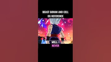 Beast Gohan And Perfect Cell Og Reference 🤯 #crashout #gohanbeast #sparkingzero #dragonball #dbz
