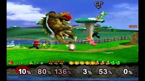 Super Smash Bros Melee Debug Menu Fun - 6-Players Gameplay #59