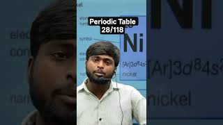 Periodic Table 28/118 | Complete Chemistry Series | MissySchool by Suraj Sir #shorts #periodictable