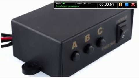 LED Strobe Flash Light Flashing 3 Modes Controller Box for DC12V Car Truck S70