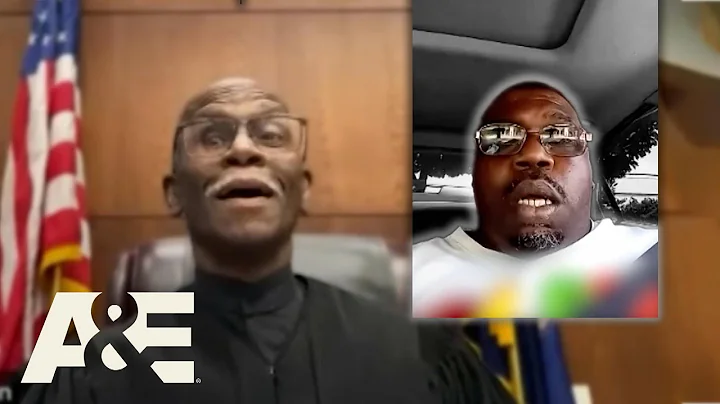 Man Appears at Virtual Hearing for Suspended License... WHILE DRIVING | Court Cam | A&E