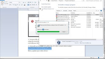 Fix Error Code 0x12465ad0 when running VirtualBox for Windows