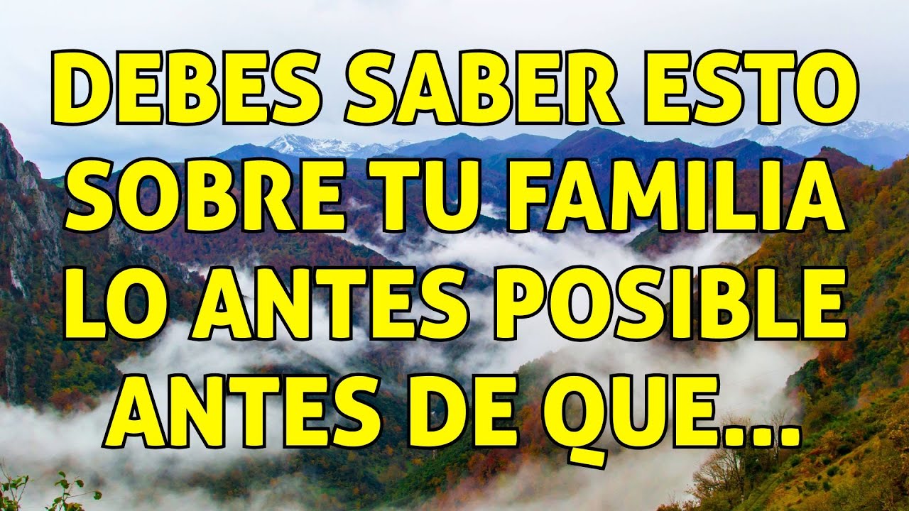 ¡Escucha esto AHORA! Un Mensaje de Dios Sobre tu FAMILIA y lo que Hacen a tus ESPALDAS